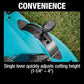 Makita XML11CT1 36V (18V X2) LXT® 21" Self‑Propelled Lawn Mower Kit with 4 Batteries (5.0Ah)