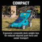Makita XML14CT1 36V (18V X2) LXT® 19" Self‑Propelled Lawn Mower Kit with 4 Batteries (5.0Ah)