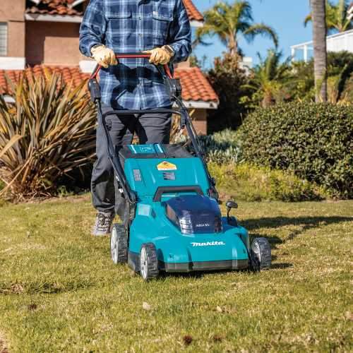 Makita XML14CT1 36V (18V X2) LXT® 19" Self‑Propelled Lawn Mower Kit with 4 Batteries (5.0Ah)