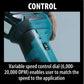 Makita XMT035 18V LXT® Lithium‑Ion Cordless Oscillating Multi‑Tool Kit (3.0Ah)
