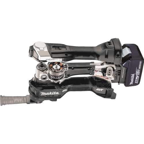 Makita XMT04R1B 18V LXT® Lithium‑Ion Sub‑Compact Brushless Cordless StarlockMax® Oscillating Multi‑Tool Kit (2.0Ah)
