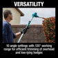 Makita XNU05SM1 18V LXT® Lithium‑Ion Cordless 18" Telescoping Articulating Pole Hedge Trimmer Kit (4.0Ah)