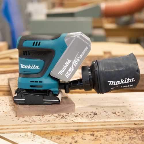 Makita XOB02Z 18V LXT® Lithium‑Ion Cordless 1/4 Sheet Finishing Sander, Tool Only