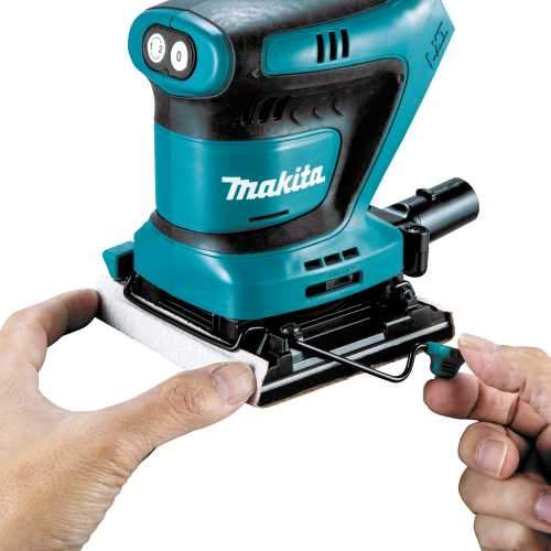 Makita XOB02Z 18V LXT® Lithium‑Ion Cordless 1/4 Sheet Finishing Sander, Tool Only