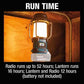 Makita XRM12 18V LXT® Lithium‑Ion Cordless Lantern with Radio, Tool Only