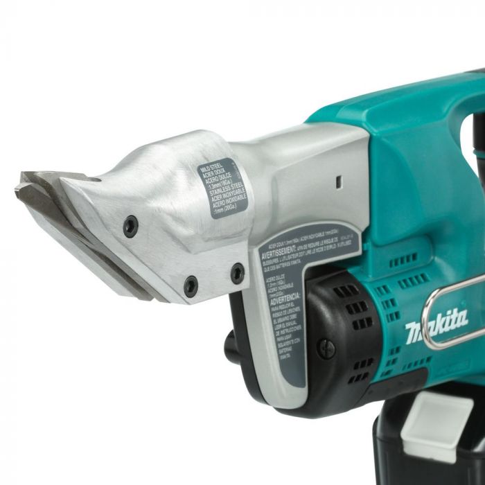 Makita XSJ01Z 18V LXT® Lithium‑Ion Cordless 18 Gauge Straight Shear, Tool Only