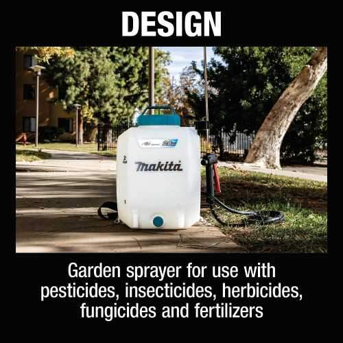 Makita XSU01SM1 18V LXT® Lithium‑Ion Cordless 2.6 Gallon Backpack Sprayer Kit (4.0Ah)