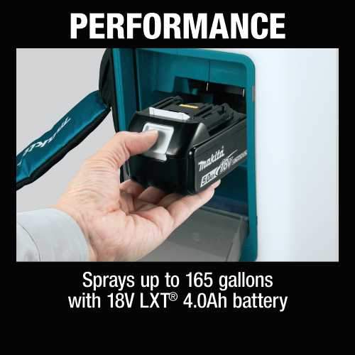 Makita XSU02SM1 18V LXT® Lithium‑Ion Cordless 4 Gallon Backpack Sprayer Kit (4.0Ah)