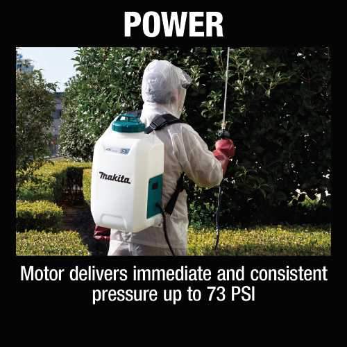 Makita XSU02SM1 18V LXT® Lithium‑Ion Cordless 4 Gallon Backpack Sprayer Kit (4.0Ah)