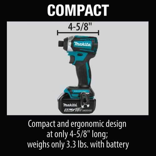 Makita XT295PT 18V LXT® Lithium‑Ion Brushless Cordless 2‑Pc. Combo Kit (5.0Ah)