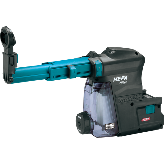 Makita DX12 Dust Extractor Attachment with HEPA Filter Cleaning Mechanism