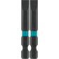 Makita A-96805 ImpactX #10 Slotted 2³ Power Bit, 2/pk