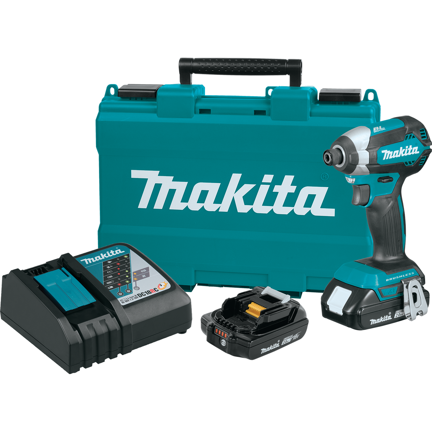 Makita XDT13R 18V LXT® Lithium‑Ion Compact Brushless Cordless Impact Driver Kit (2.0Ah)