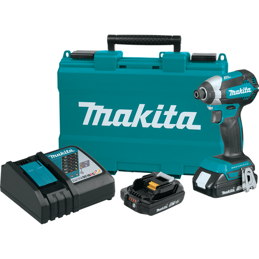 Makita XDT13R 18V LXT® Lithium‑Ion Compact Brushless Cordless Impact Driver Kit (2.0Ah)