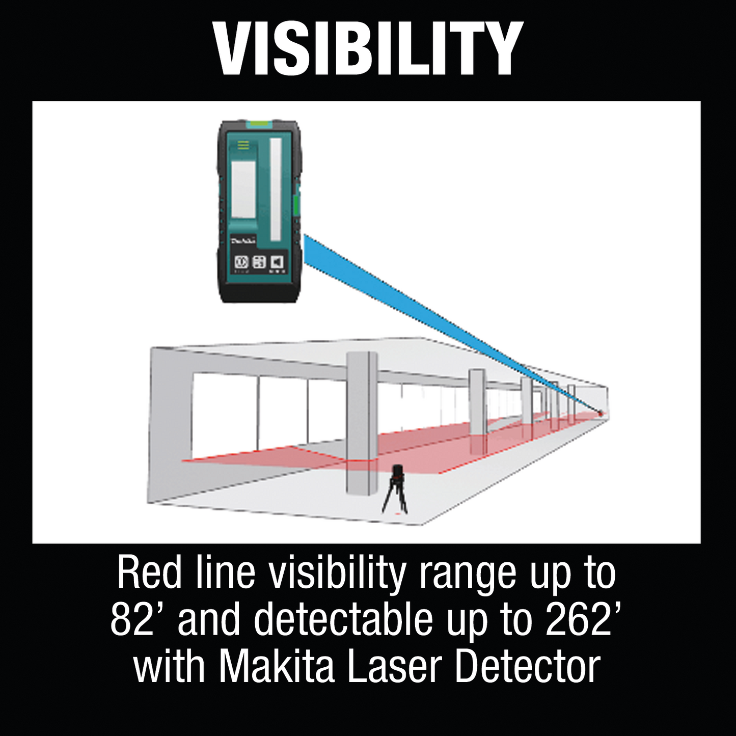 Makita SK106DZ 12V max CXT® Lithium‑Ion Cordless Self‑Leveling Cross‑Line/4‑Point Red Beam Laser, Tool Only