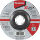 Makita E-00424 X‑LOCK 4‑1/2" x 1/4" x 7/8" Type 27 General Purpose 36 Grit Metal Abrasive Grinding Wheel