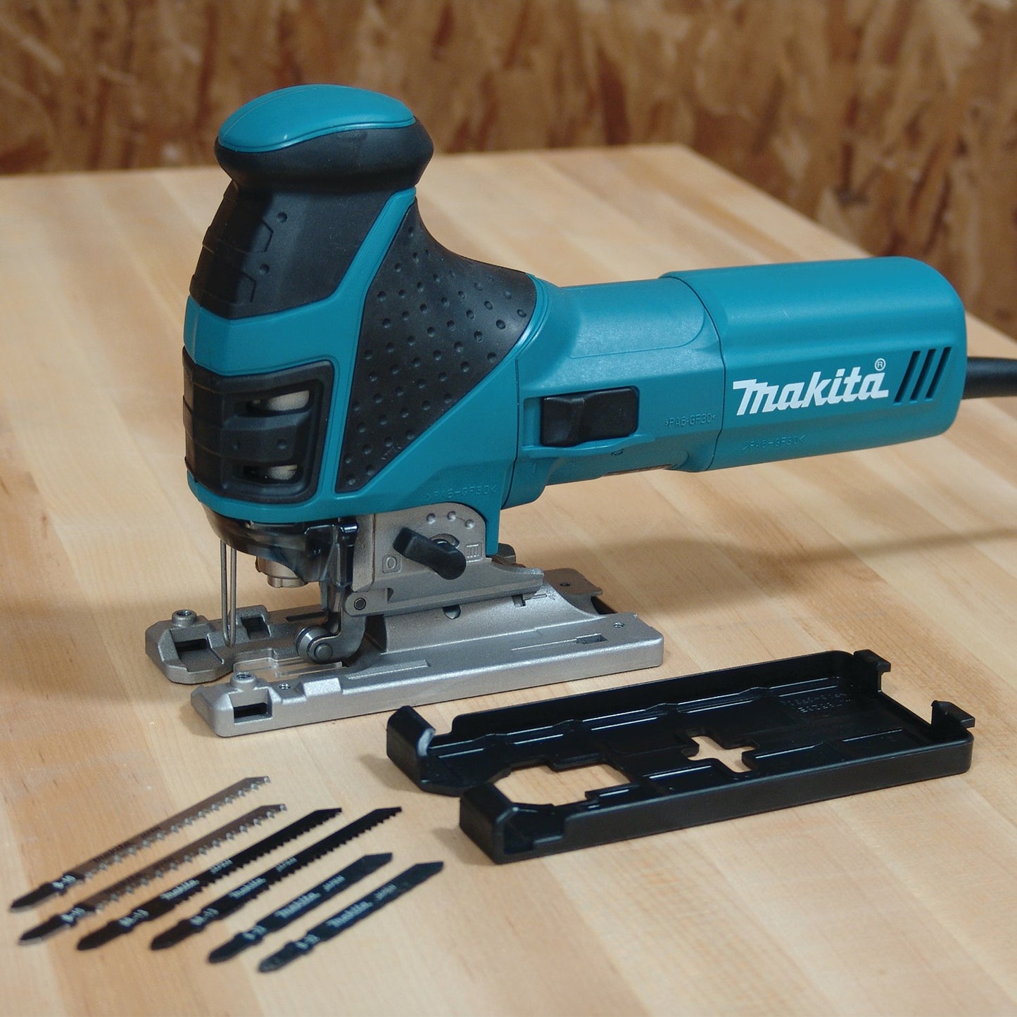 Makita 4351FCT Barrel Grip Jig Saw, with "Tool‑less" Blade Change