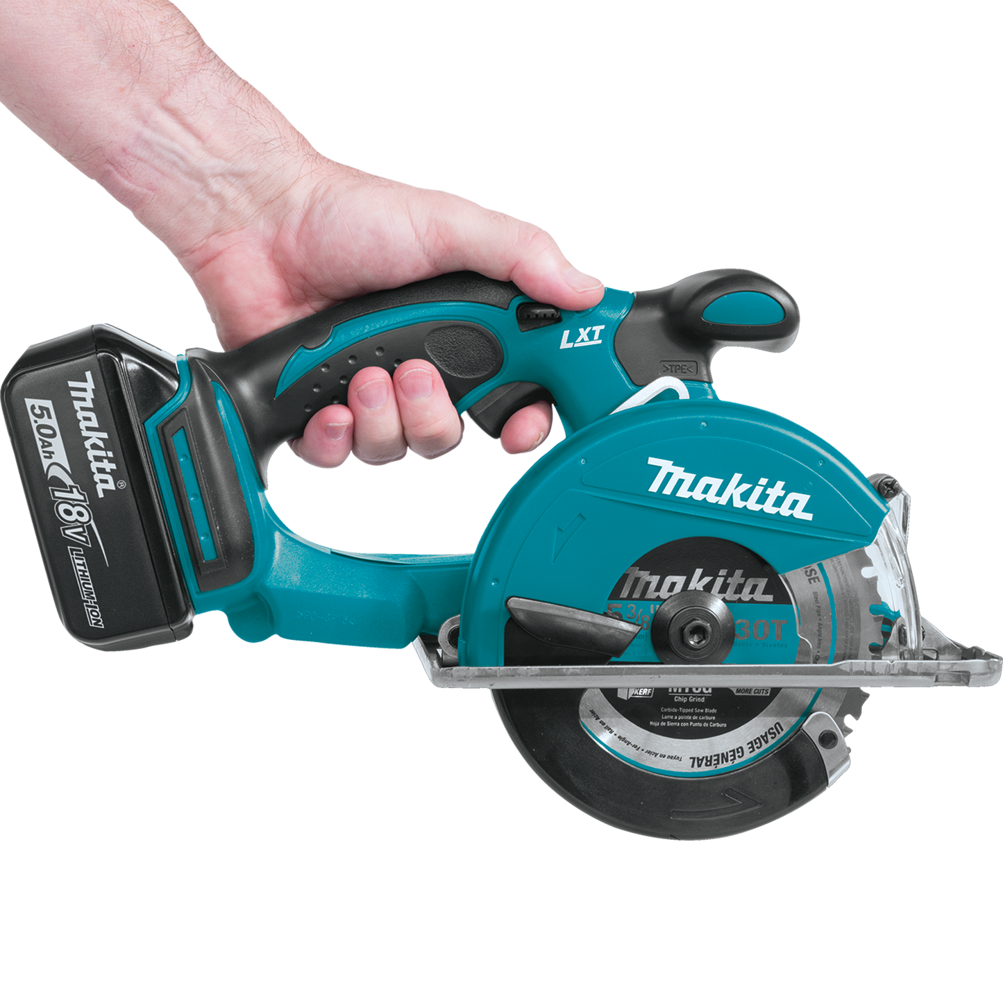 Makita XSC01T 18V LXT® Lithium‑Ion Cordless 5‑3/8" Metal Cutting Saw Kit (5.0Ah)