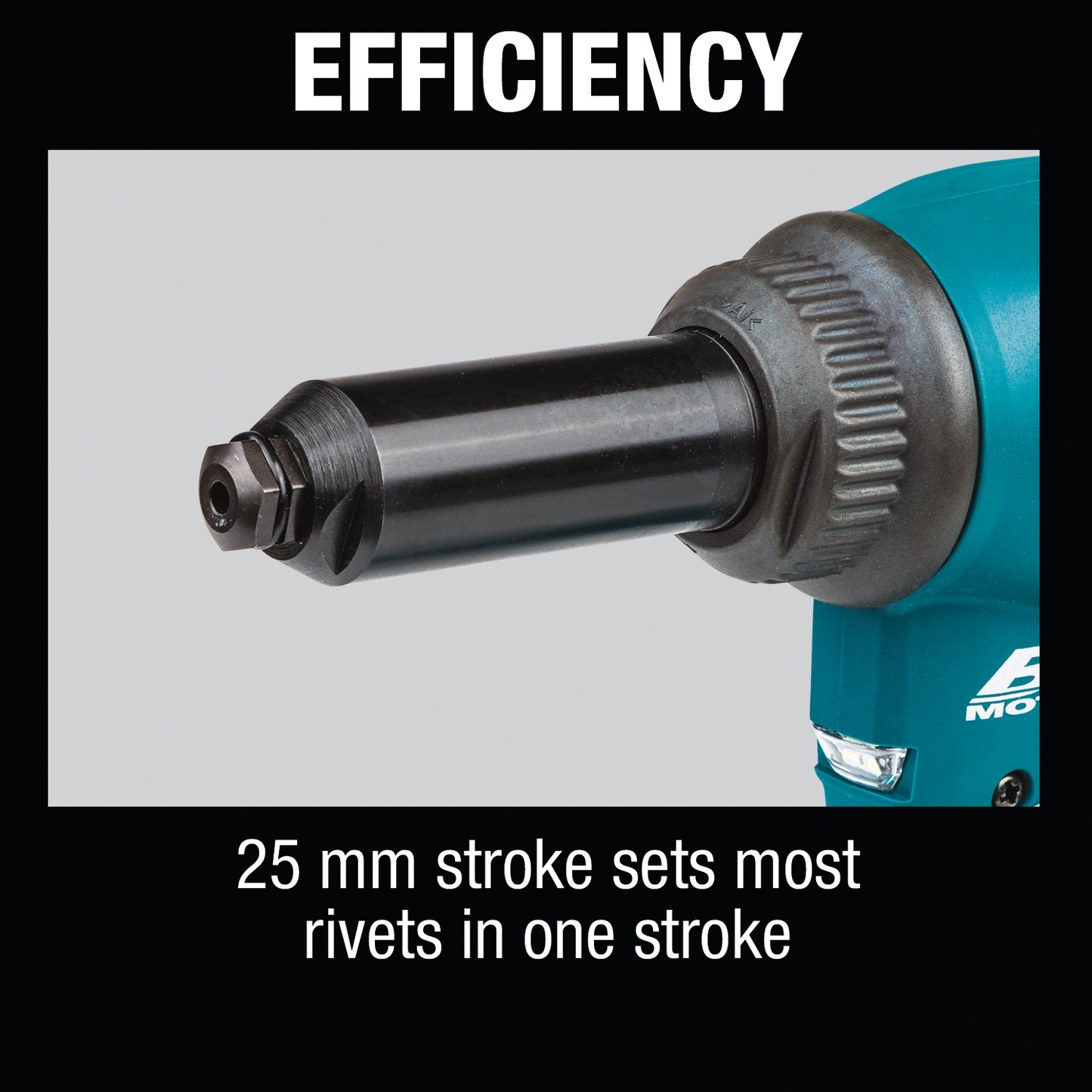 Makita XVR01Z 18V LXT® Lithium‑Ion Brushless Cordless Rivet Tool, Tool Only