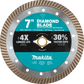 Makita B-69727 7" Diamond Blade, Turbo, General Purpose