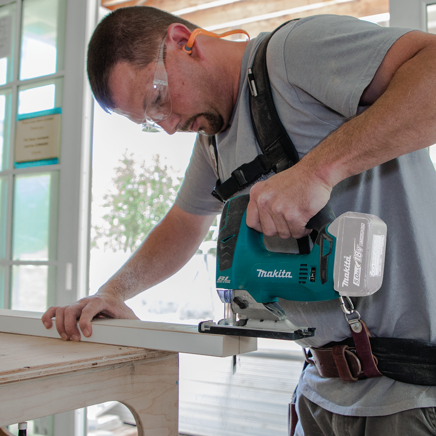 Makita XVJ02Z 18V LXT® Lithium‑Ion Brushless Cordless Jig Saw, Tool Only