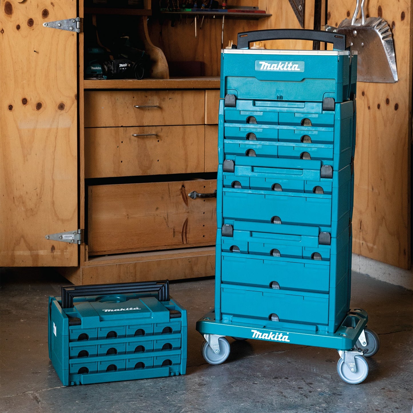 Makita P-84311 MAKPAC 4 Drawer Interlocking Case, 8‑1/2" x 15‑1/2" x 11‑5/8"