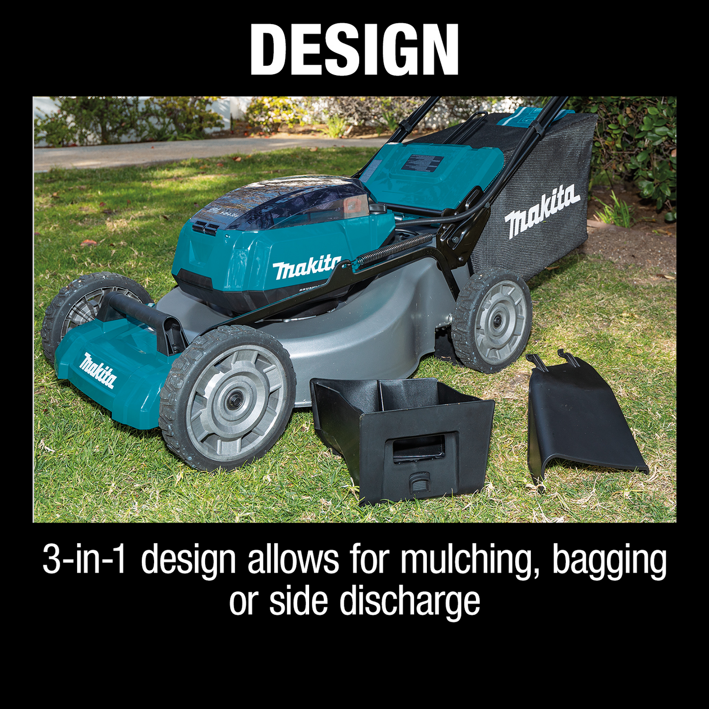 Makita XML08Z 36V (18V X2) LXT® Brushless 21" Self‑Propelled Commercial Lawn Mower, Tool Only