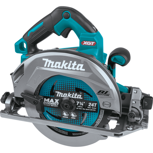 Makita GSH02Z 40V max XGT® Brushless Cordless 7‑1/4" Circular Saw with Guide Rail Compatible Base, AWS® Capable, Tool Only