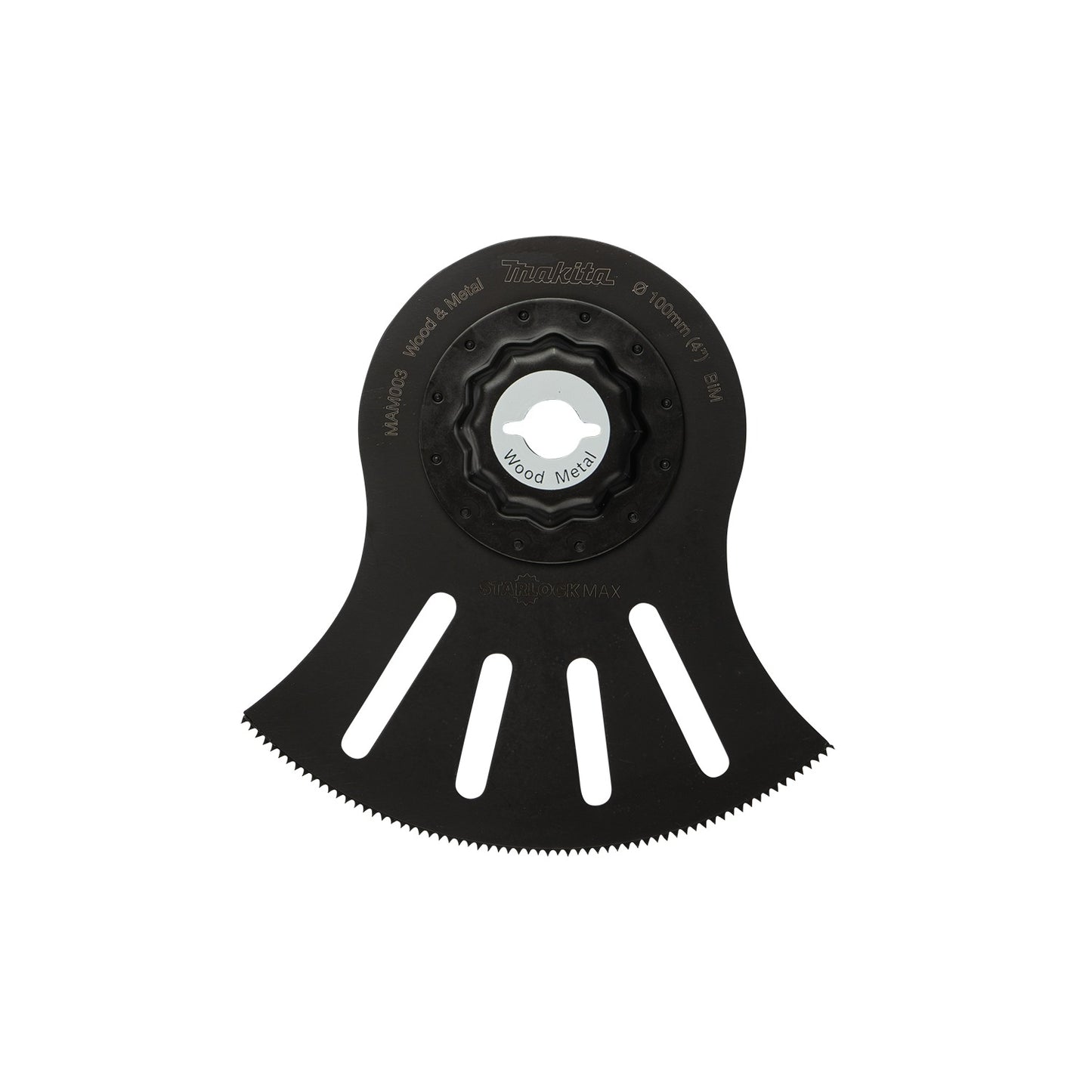 Makita E-08545 StarlockMax® Oscillating Multi‑Tool 4" Bi‑Metal Segmented Saw Blade