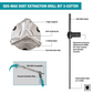 Makita B-63943 Vacuum Attachment, SDS‑MAX Dust Extraction Drill Bits