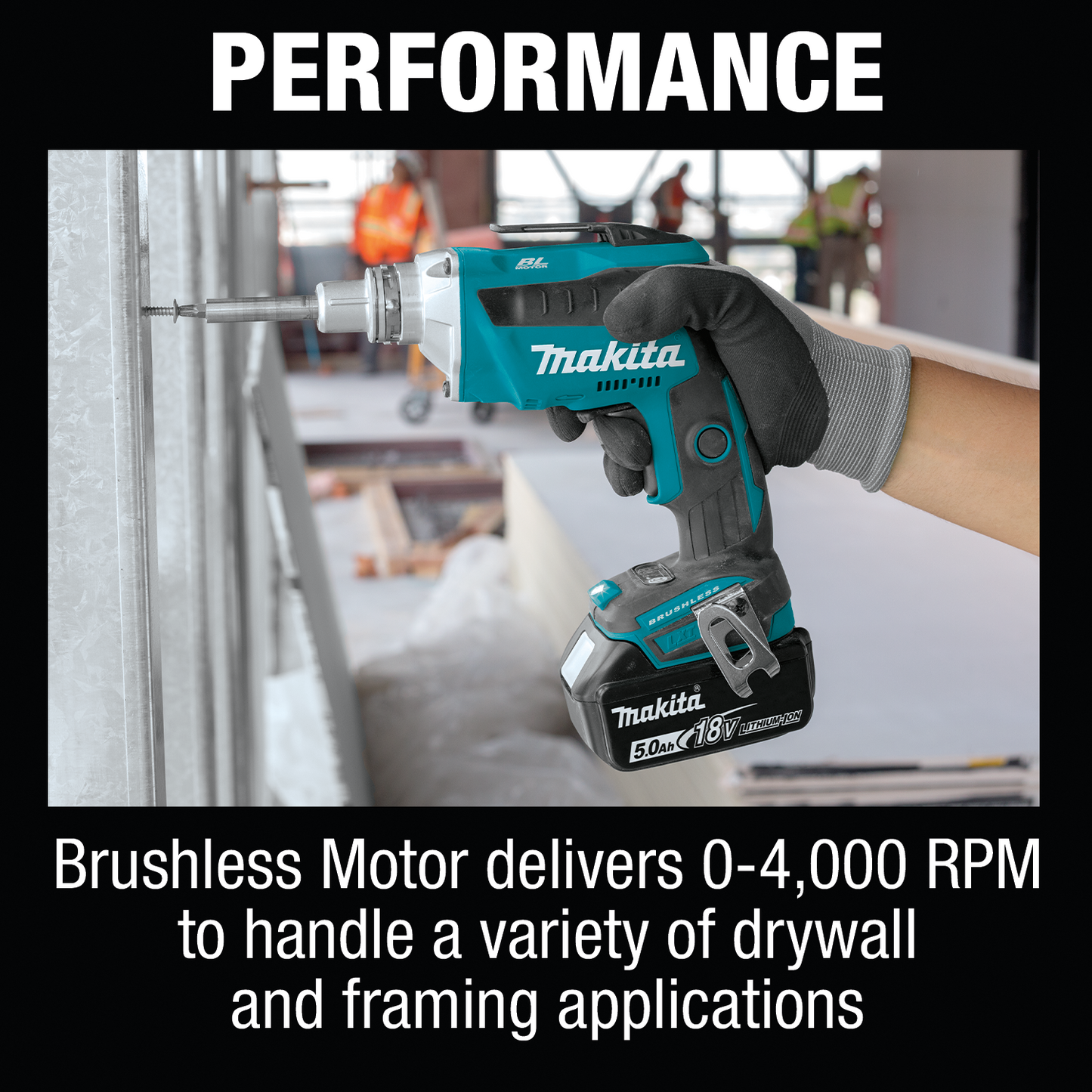 Makita XT255TX2 18V LXT® Lithium‑Ion Cordless 2‑Pc. Combo Kit with Collated Autofeed Screwdriver Magazine (5.0Ah)