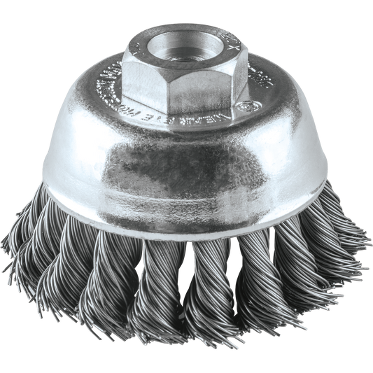 Makita A-98441 2‑3/4" Knot Wire Cup Brush, M10 x 1.25