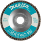 Makita A-90249 4‑1/2" x 7/8" Multi‑Disc, 24 Grit, Masonry, Flat Type 27