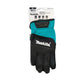 Makita T-04173 Open Cuff Flexible Protection Utility Work Gloves (X‑Large)