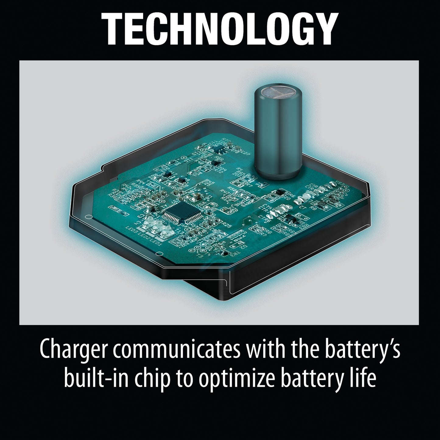 Makita BL1021BDC1 12V max CXT® Lithium‑Ion Battery and Charger Starter Pack (2.0Ah)