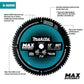 Makita B-66999 12" 80T Carbide‑Tipped Max Efficiency Miter Saw Blade