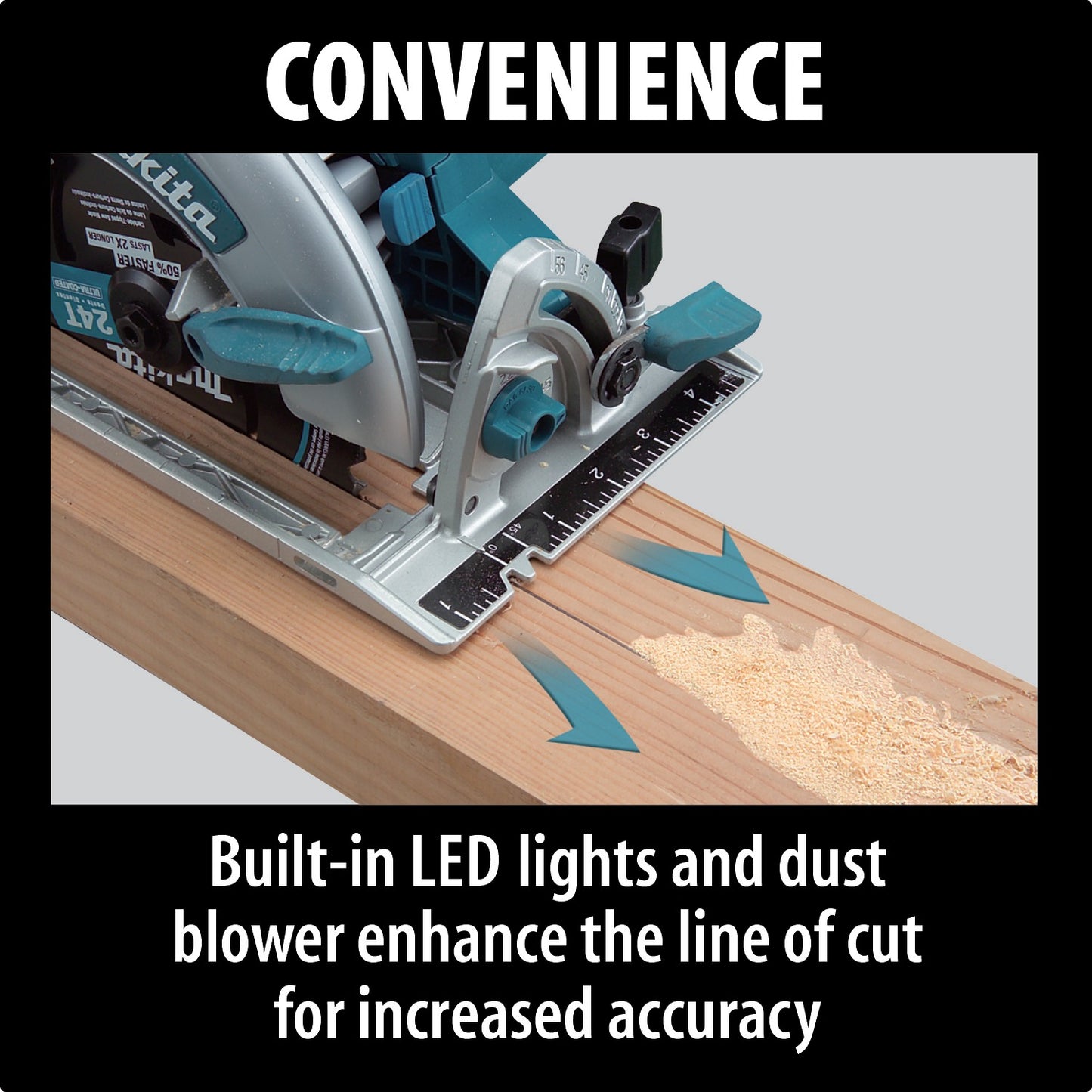 Makita 5008MGA 8‑1/4" Magnesium Circular Saw, with Electric Brake