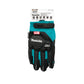 Makita T-04298 Advanced ANSI 2 Impact‑Rated Demolition Gloves (X‑Large)