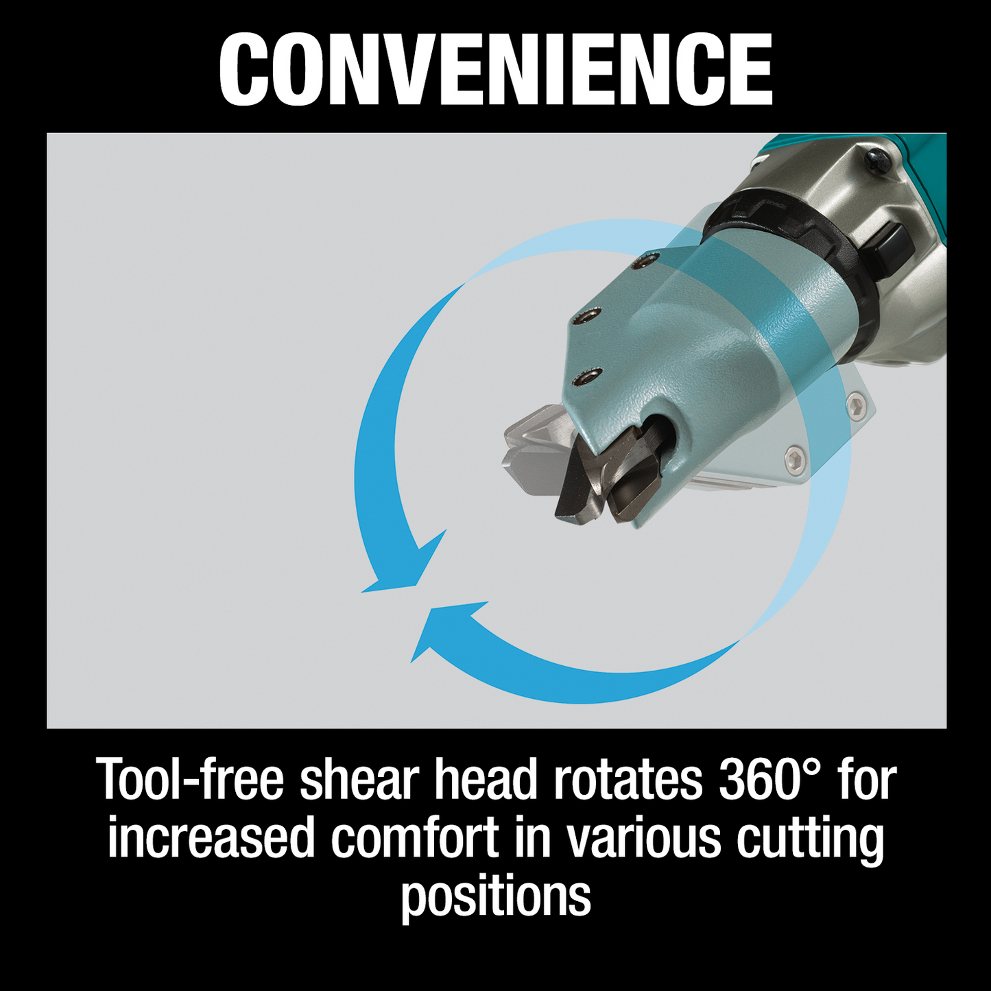 Makita XSJ03Z 18V LXT® Lithium‑Ion Brushless Cordless 14 Gauge Straight Shear, Tool Only