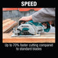 Makita B-61656 7‑1/4" 24T Carbide‑Tipped Max Efficiency Circular Saw Blade, Framing