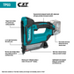 Makita TP03Z 12V max CXT® Lithium‑Ion Cordless Pin Nailer, 23 Ga., Tool Only