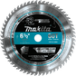 Makita A-99954 6‑1/2" 60T Carbide‑Tipped Ultra‑Thin Kerf Saw Blade, Aluminum