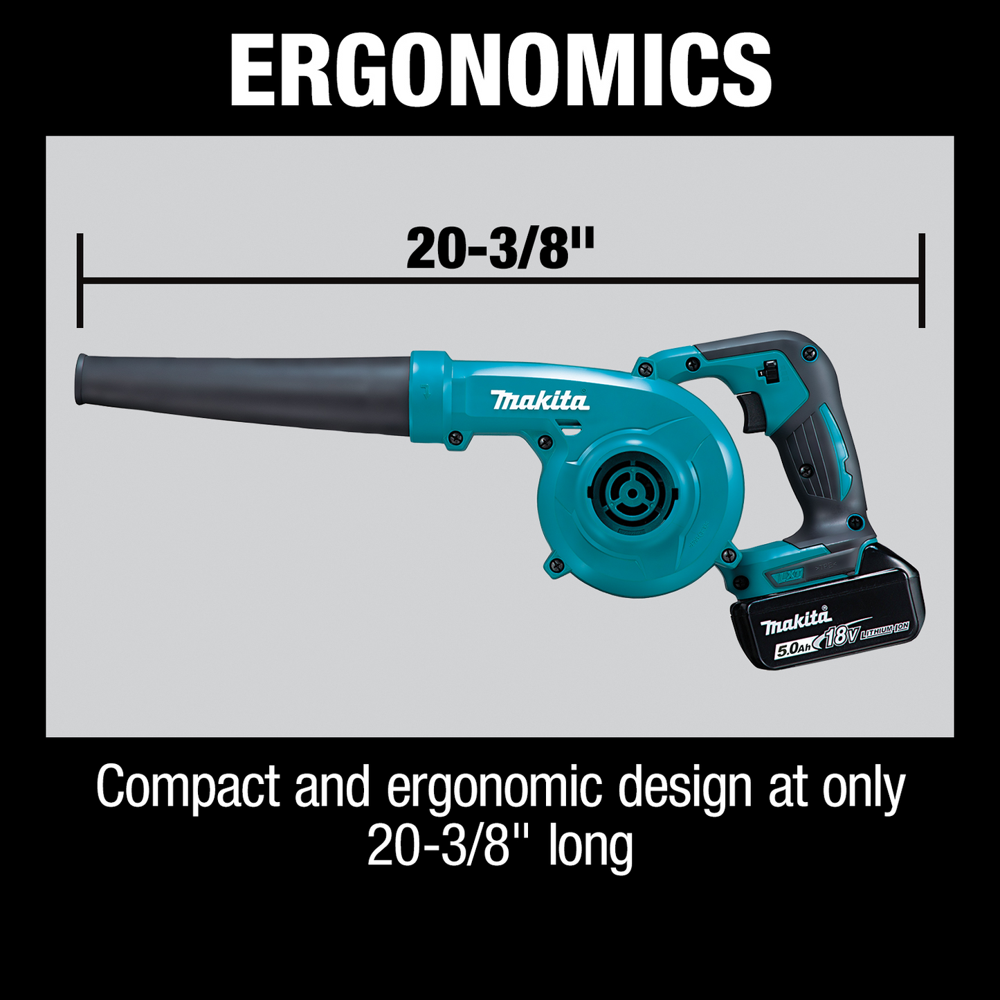 Makita XBU05ST1 18V LXT® Lithium‑Ion Cordless Blower Kit (5.0Ah)