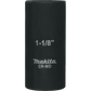 Makita A-96350 1‑1/8" Deep Well SAE Impact Socket, 1/2" Drive