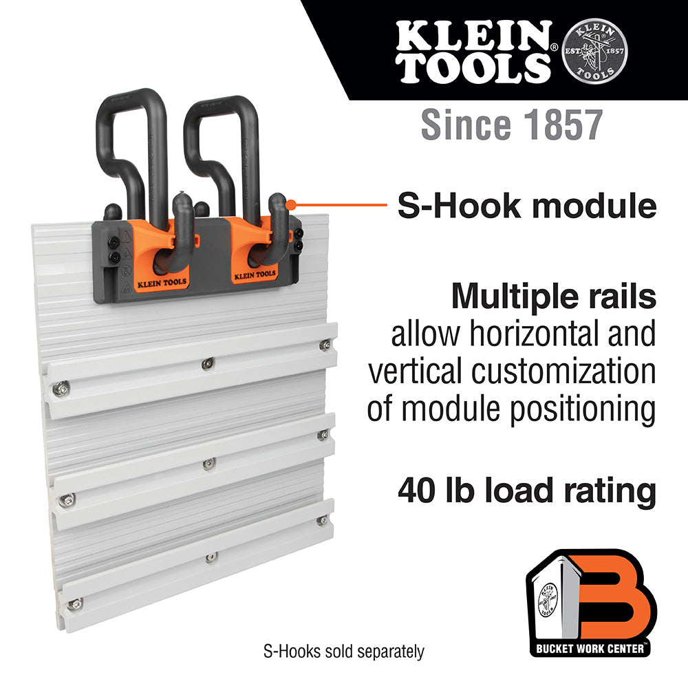 Klein Tools BC100S Wall Assembly, S-Hook Module