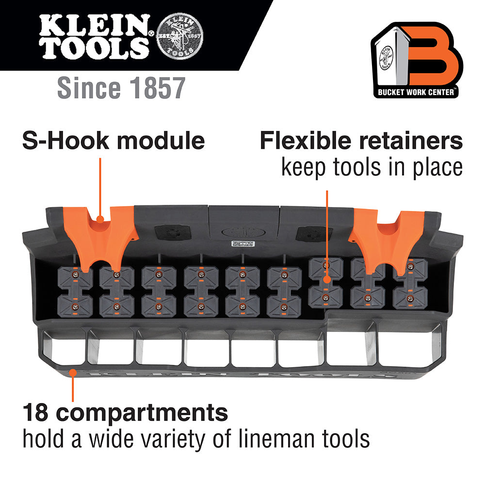 Klein Tools BC501S Hard Tool Storage Module, S-Hook