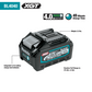 Makita GRU01M1 40V max XGT® Brushless Cordless 15" String Trimmer Kit (4.0Ah)