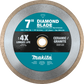 Makita B-69571 7" Diamond Blade, Continuous Rim, General Purpose