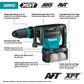 Makita GMH02Z 80V max (40V max X2) XGT® Brushless 28 lb. SDS‑ MAX AVT® Demolition Hammer, AWS® Capable, Tool Only