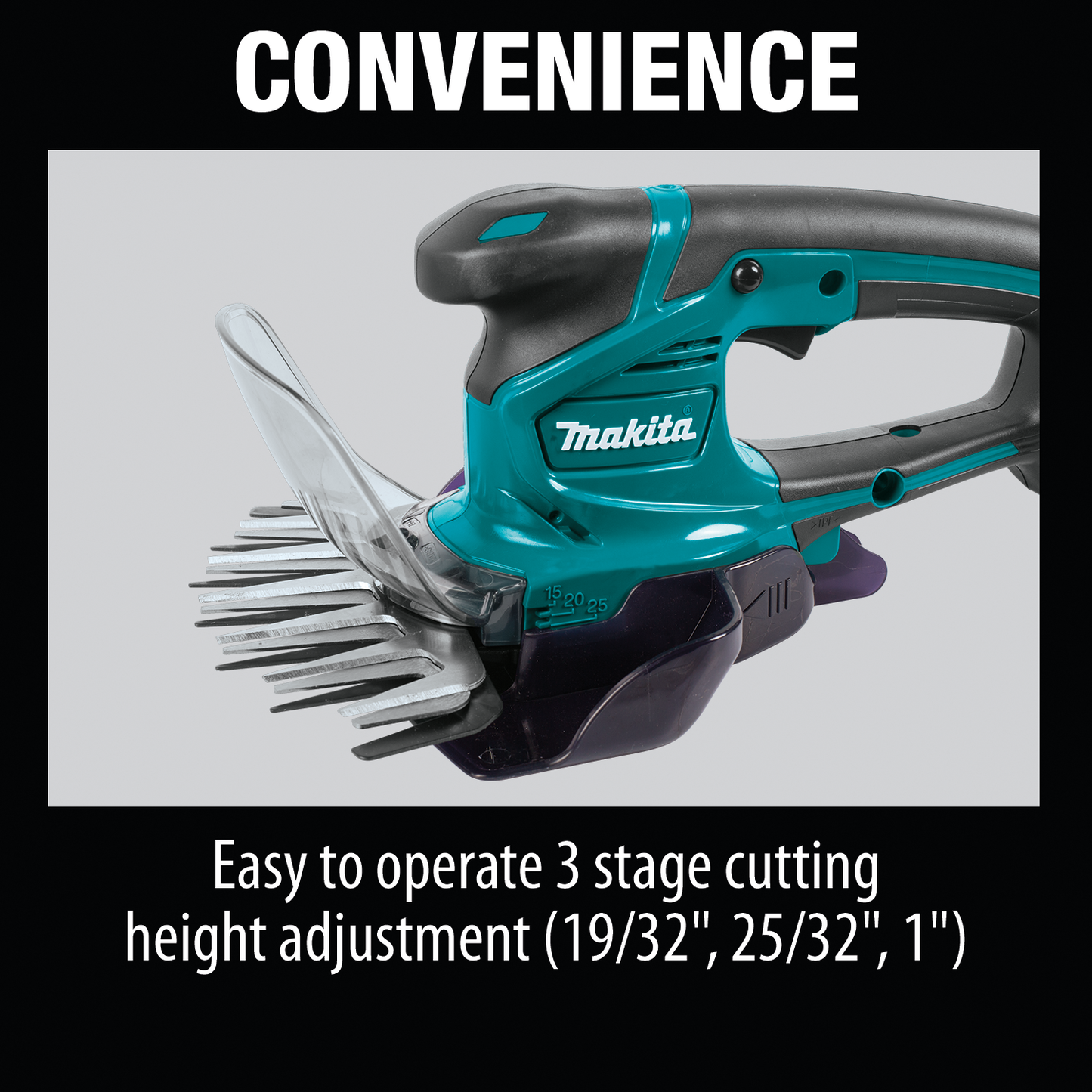 Makita MU04Z 12V max CXT® Lithium‑Ion Cordless Grass Shear, Tool Only